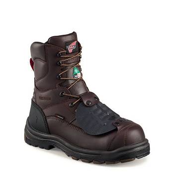 Red Wing King Toe 8-inch CSA Safety Toe - Hnede Nepremokave Topanky Panske, RW176SK